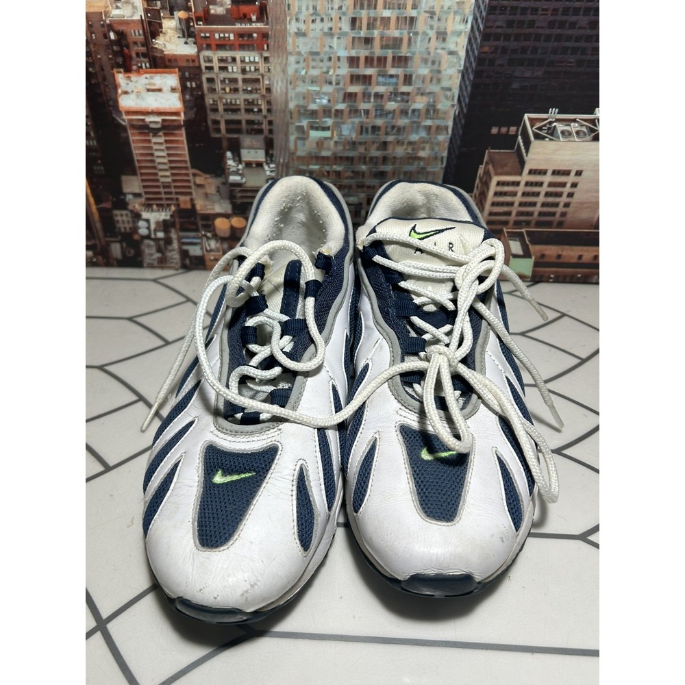 Size 8.5  - Nike Air Max 96 XX White Obsidian Scream Green